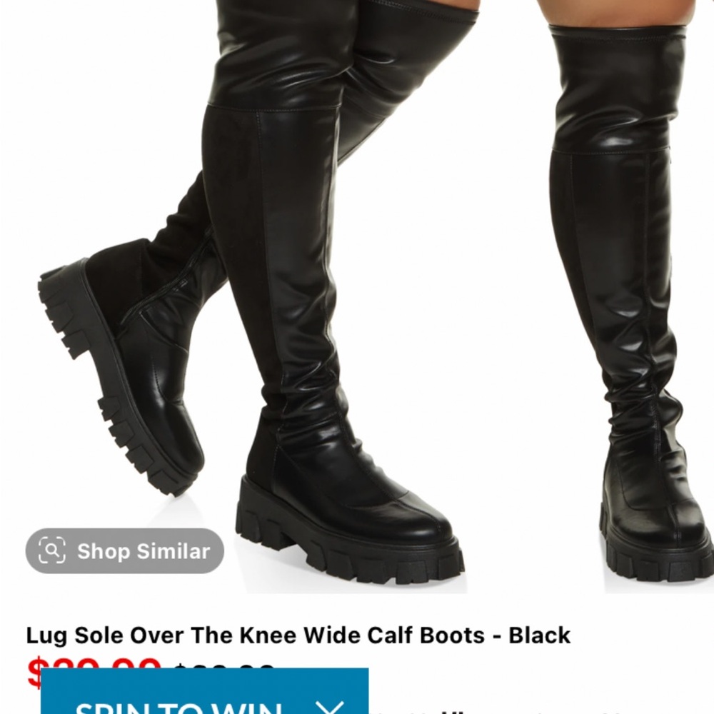 Black Over The Knee Boots